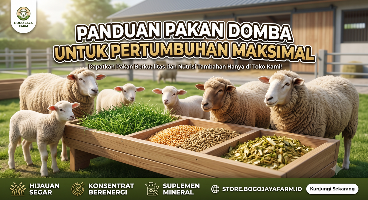 Panduan Lengkap Memilih dan Meracik Pakan Ternak Domba Berkualitas